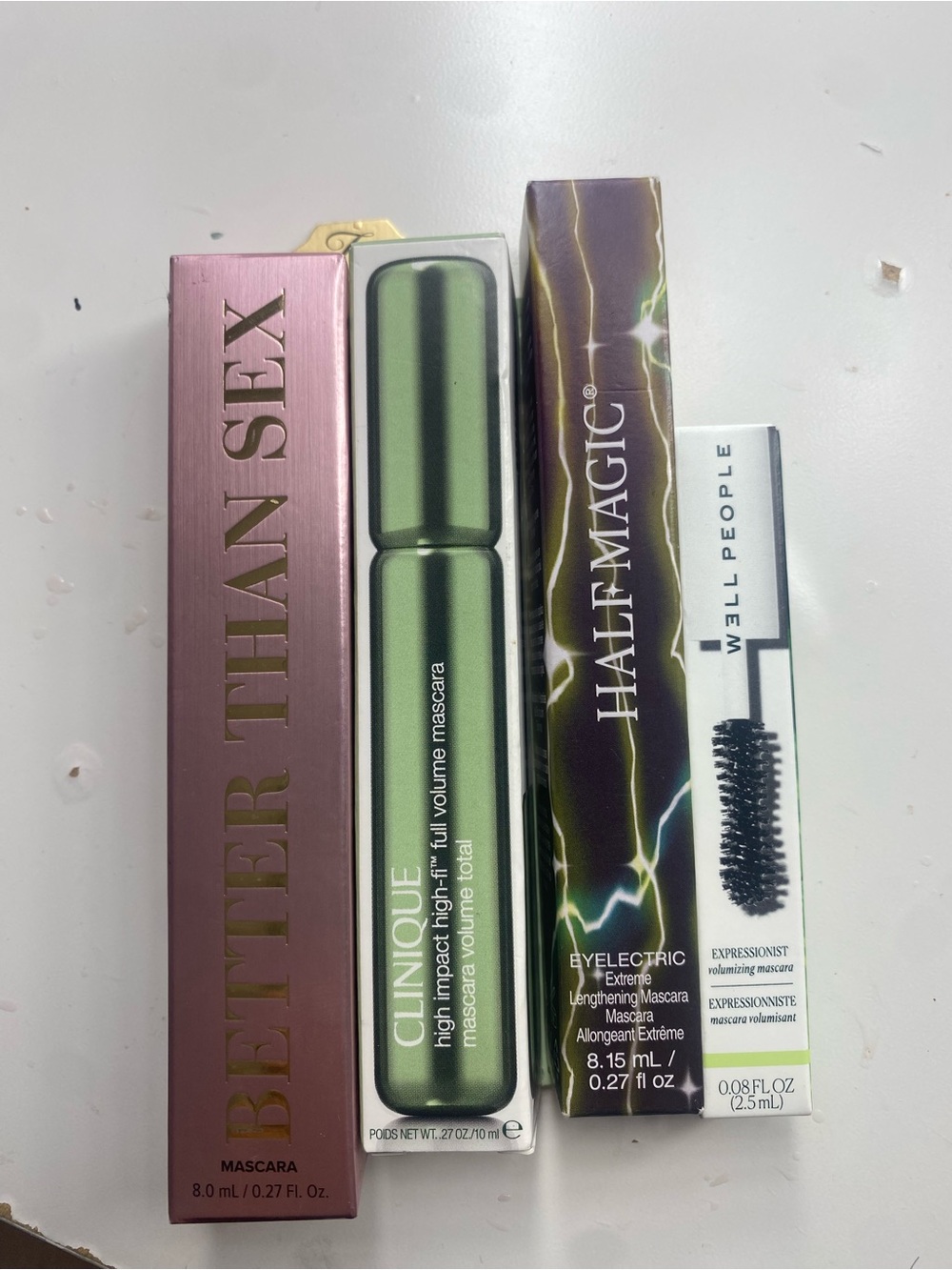 Better Than Sex, Clinique & More Mascara Set - Pink, Green, Purple, White